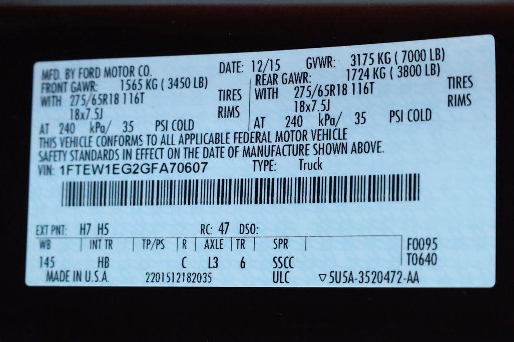 used 2016 Ford F-150 car, priced at $24,997