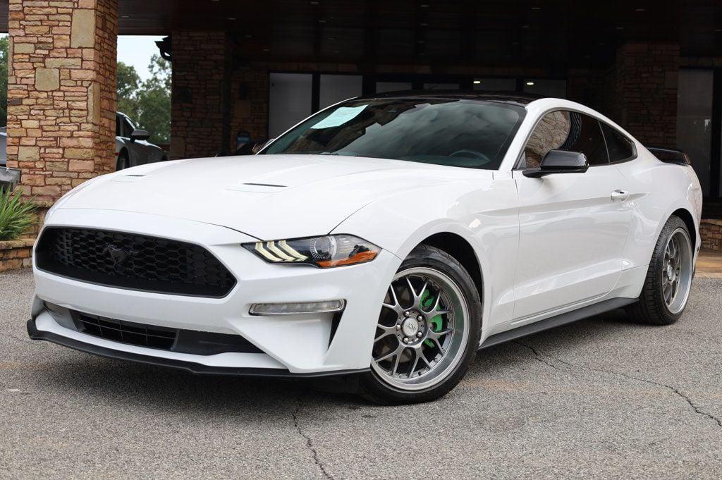 used 2021 Ford Mustang car, priced at $19,697