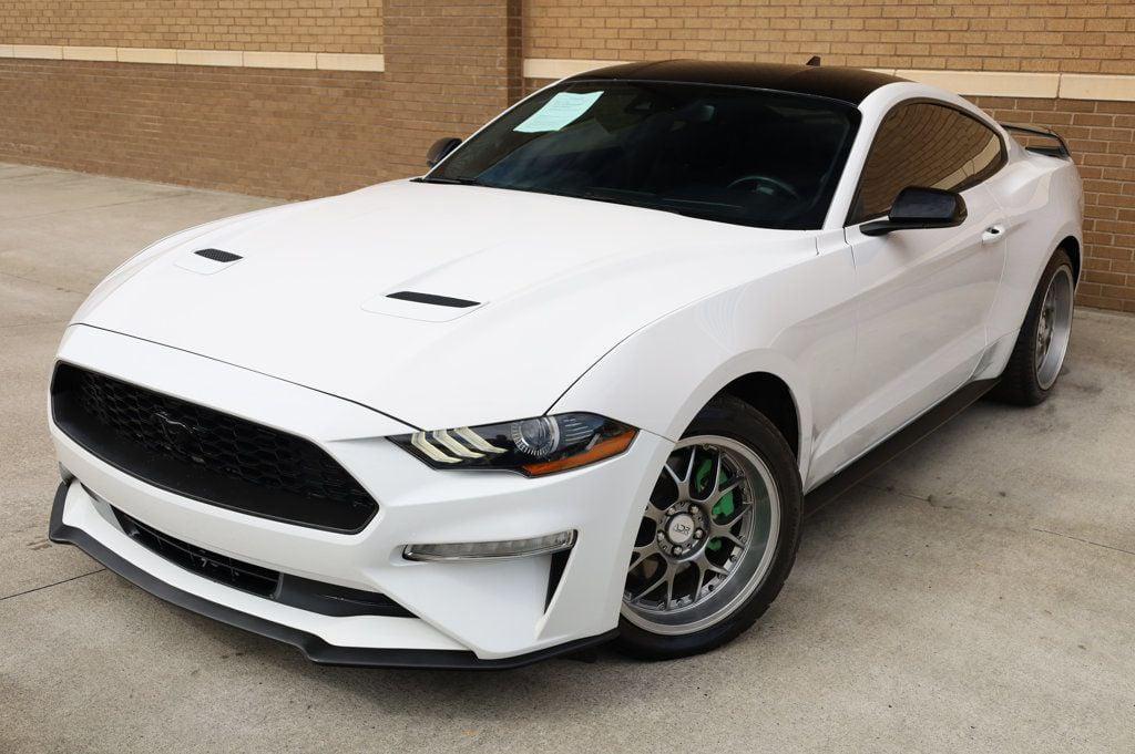 used 2021 Ford Mustang car, priced at $19,697