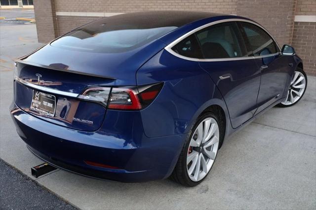 used 2018 Tesla Model 3 car, priced at $20,297