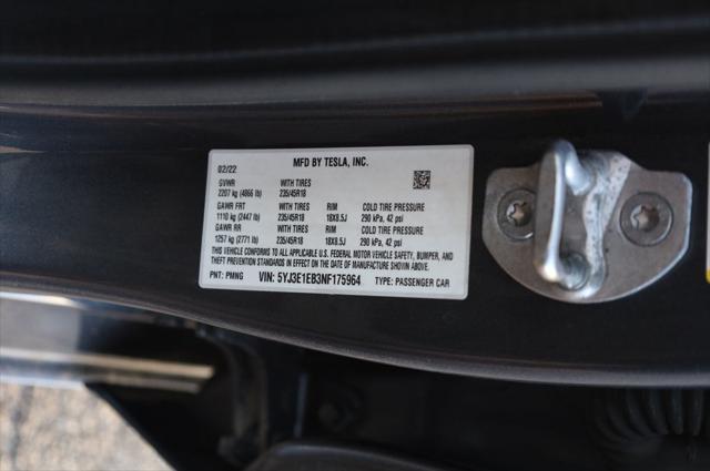 used 2022 Tesla Model 3 car, priced at $25,477