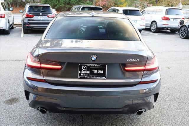 used 2021 BMW 330 car, priced at $27,497