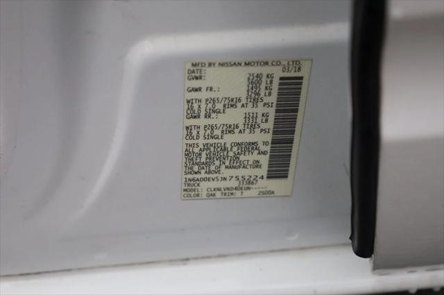 used 2018 Nissan Frontier car, priced at $18,147