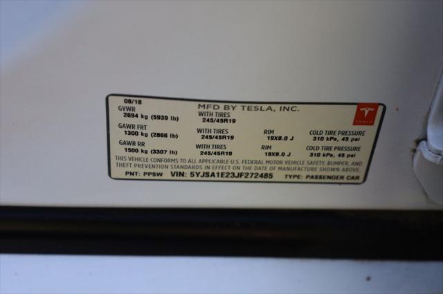 used 2018 Tesla Model S car, priced at $27,497