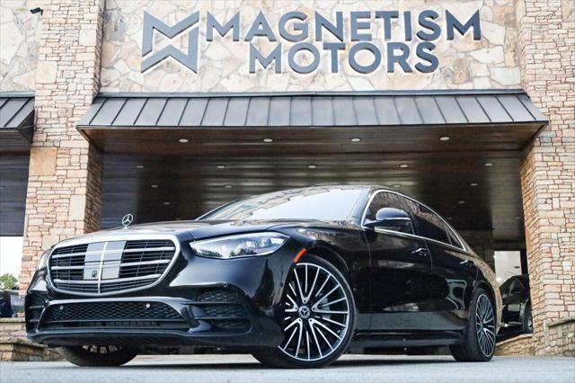 used 2021 Mercedes-Benz S-Class car, priced at $67,497