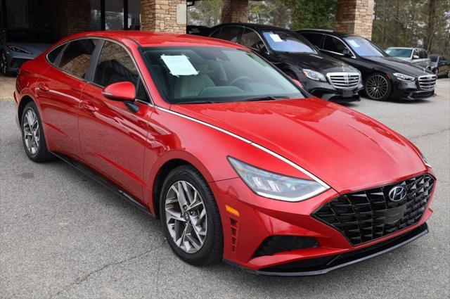 used 2021 Hyundai Sonata car, priced at $18,497