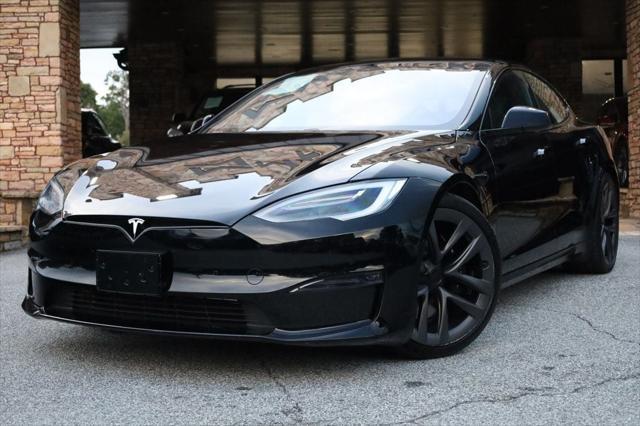 used 2021 Tesla Model S car, priced at $53,497