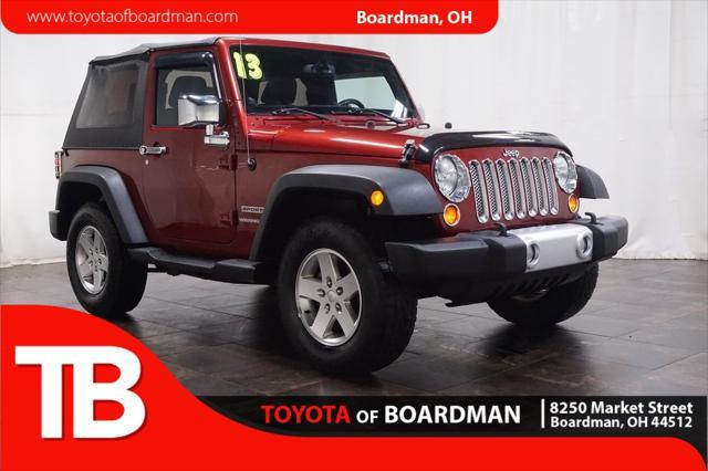 used 2013 Jeep Wrangler car, priced at $15,990