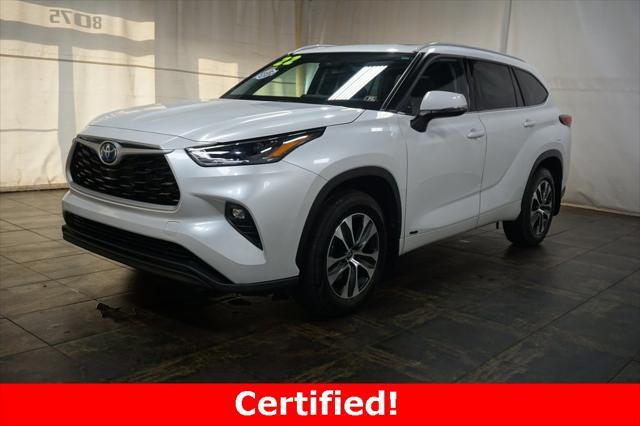 used 2022 Toyota Highlander Hybrid car, priced at $42,550