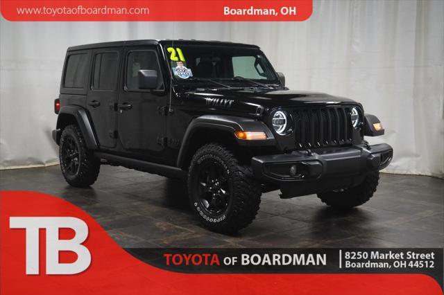 used 2021 Jeep Wrangler car, priced at $30,990