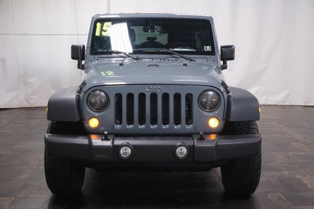 used 2015 Jeep Wrangler Unlimited car, priced at $21,550