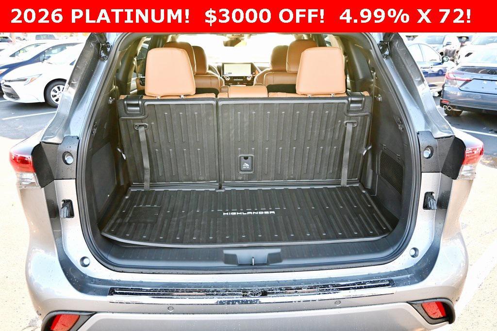 new 2026 Toyota Highlander car, priced at $55,283