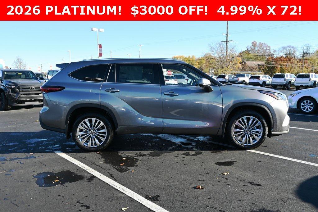 new 2026 Toyota Highlander car, priced at $55,283