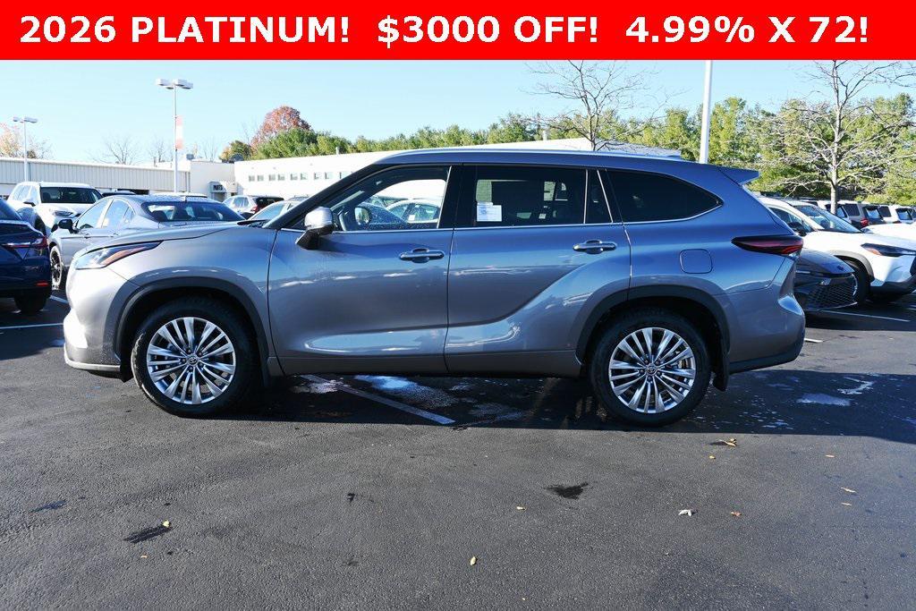 new 2026 Toyota Highlander car, priced at $55,283