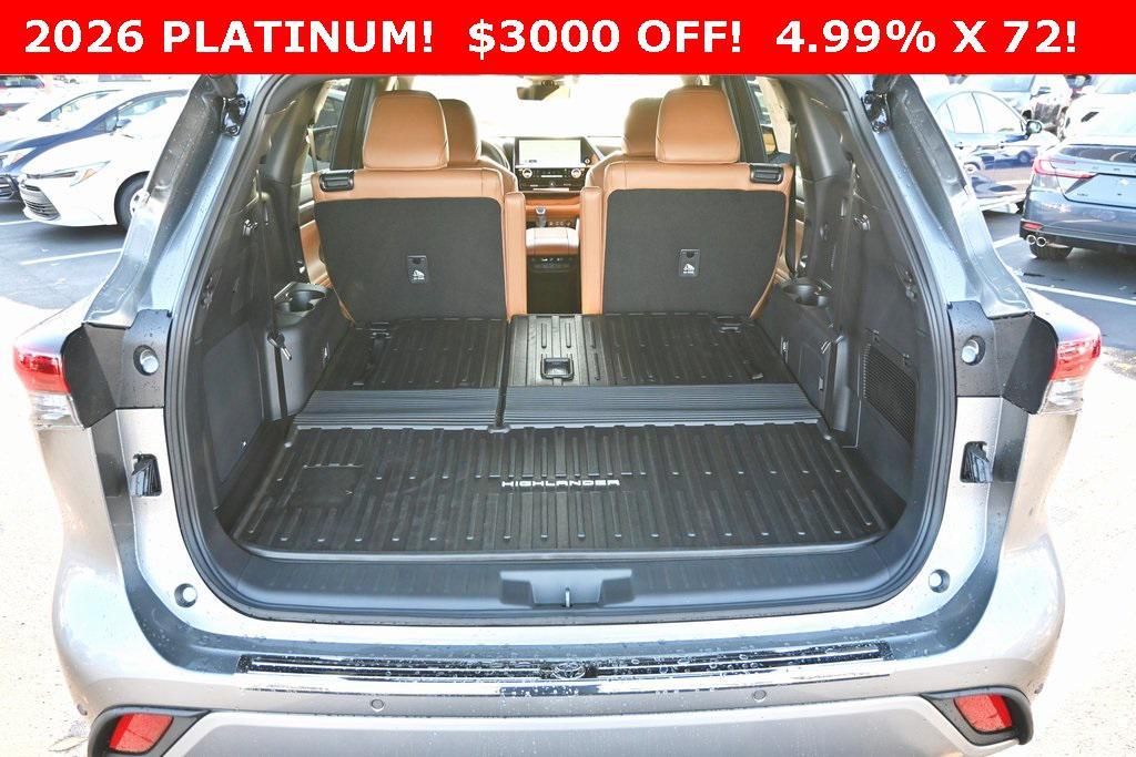 new 2026 Toyota Highlander car, priced at $55,283
