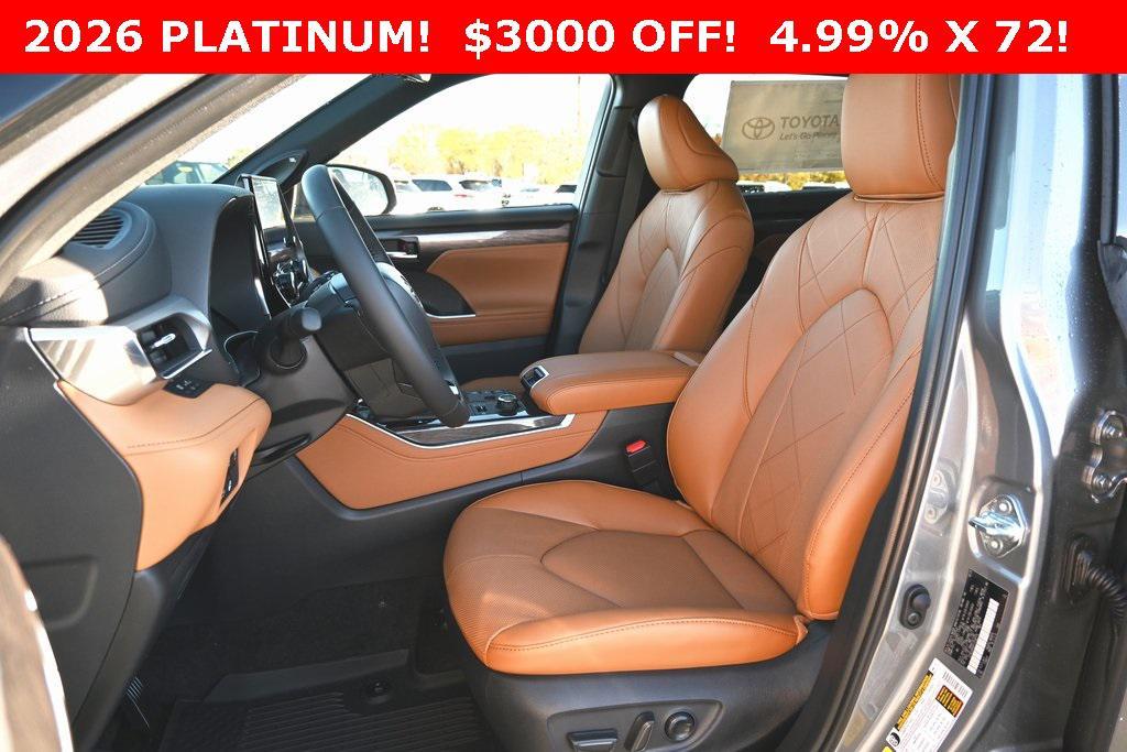 new 2026 Toyota Highlander car, priced at $55,283