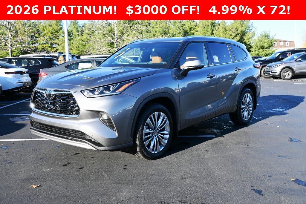 new 2026 Toyota Highlander car, priced at $55,283