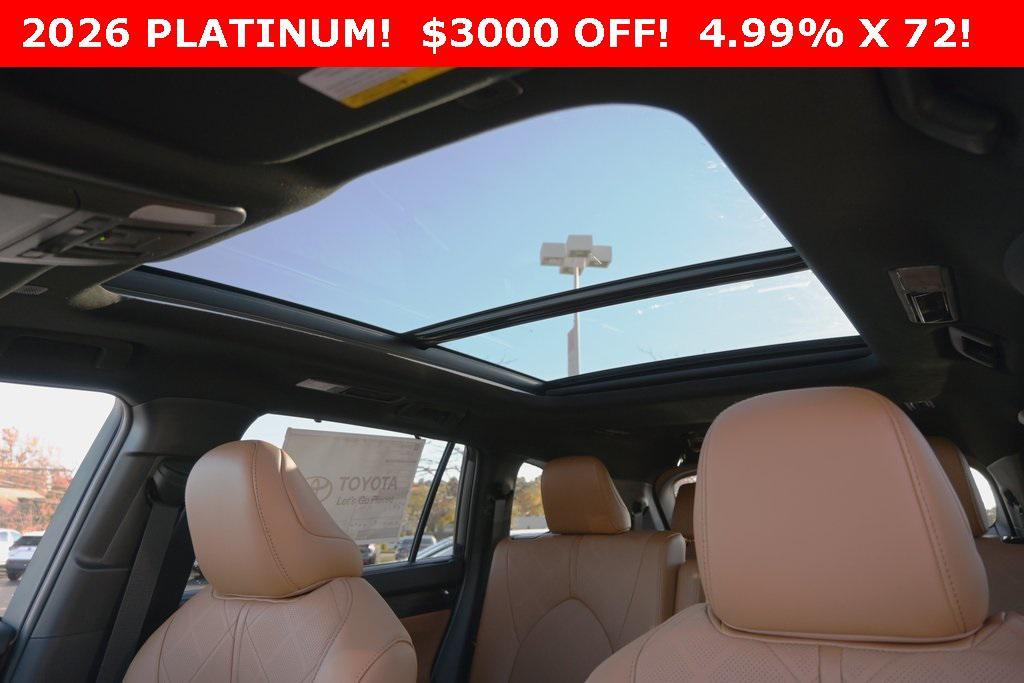 new 2026 Toyota Highlander car, priced at $55,283