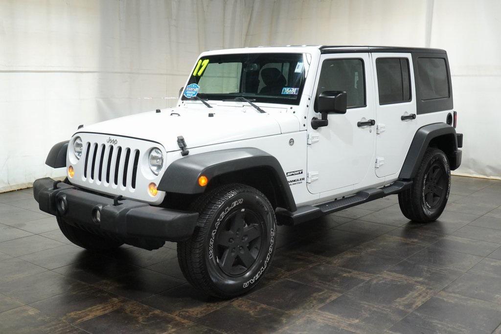 used 2017 Jeep Wrangler Unlimited car, priced at $21,990