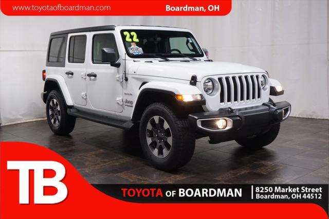 used 2022 Jeep Wrangler Unlimited car, priced at $37,550