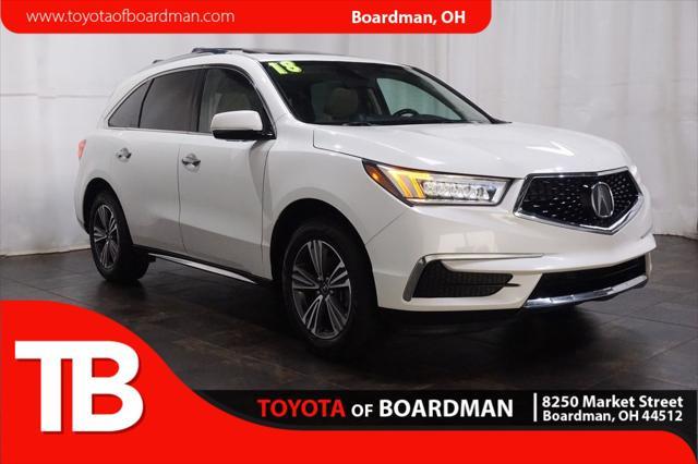 used 2018 Acura MDX car, priced at $18,990