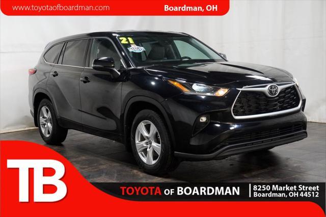 used 2021 Toyota Highlander car, priced at $26,990