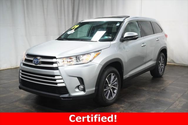 used 2019 Toyota Highlander Hybrid car, priced at $34,550