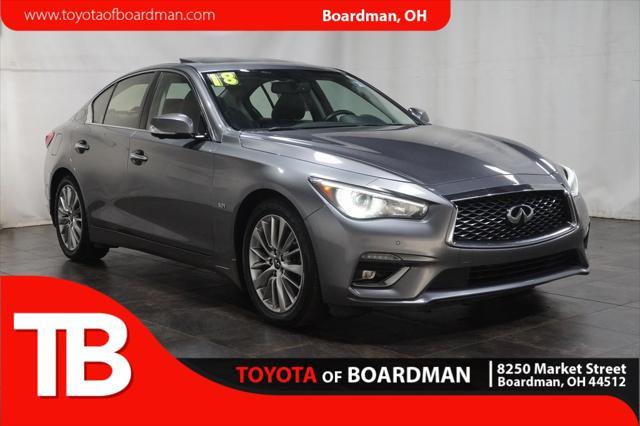 used 2018 INFINITI Q50 car, priced at $16,990