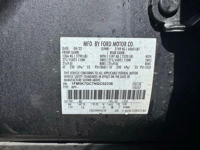 used 2022 Ford Explorer car, priced at $39,421