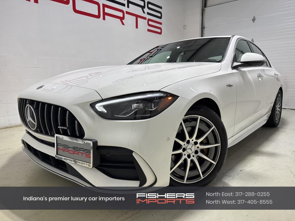 used 2023 Mercedes-Benz AMG C 43 car, priced at $44,850