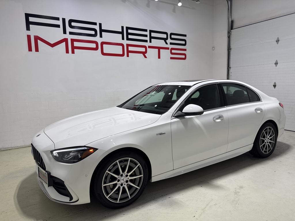 used 2023 Mercedes-Benz AMG C 43 car, priced at $44,850