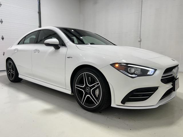 used 2021 Mercedes-Benz AMG CLA 35 car, priced at $36,999