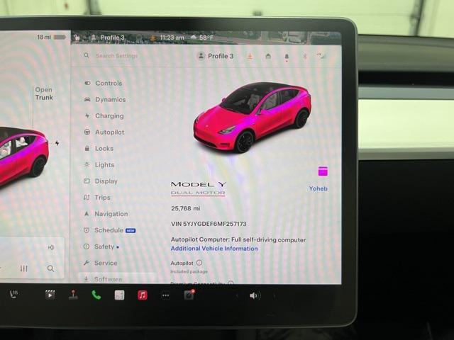 used 2021 Tesla Model Y car, priced at $32,598