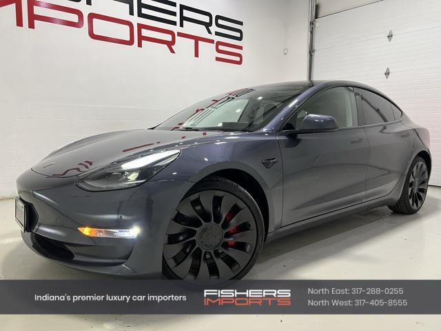 used 2023 Tesla Model 3 car, priced at $30,850