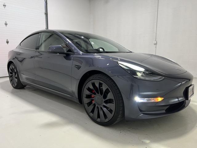 used 2023 Tesla Model 3 car, priced at $30,850