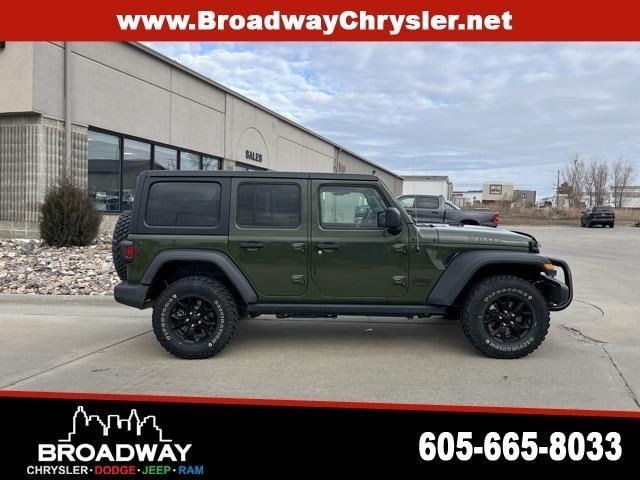 used 2022 Jeep Wrangler Unlimited car, priced at $35,924