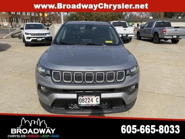 used 2022 Jeep Compass car, priced at $24,290