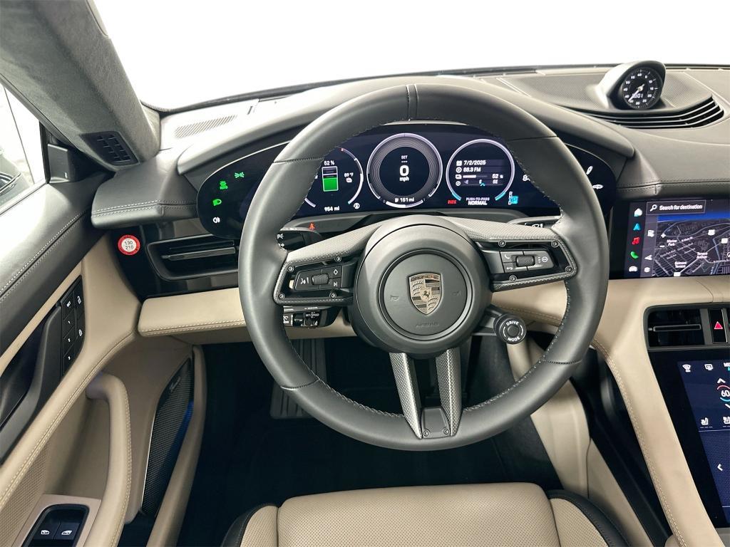 used 2025 Porsche Taycan car, priced at $179,900