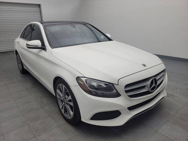 used 2018 Mercedes-Benz C-Class car, priced at $20,895