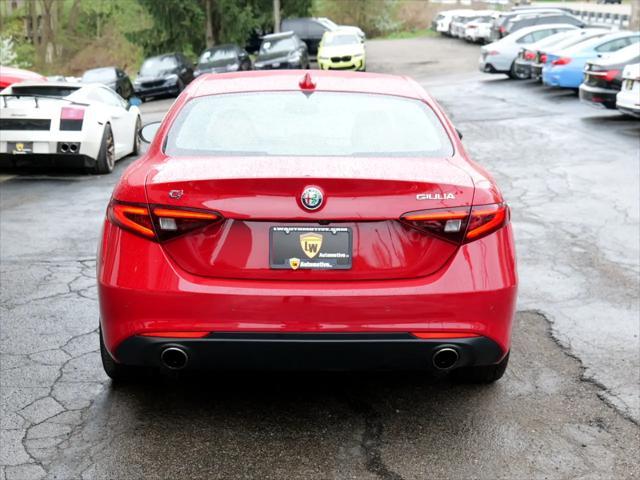 used 2018 Alfa Romeo Giulia car, priced at $21,495