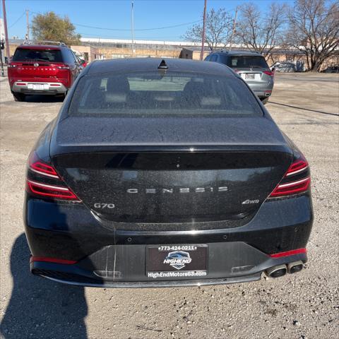 used 2022 Genesis G70 car, priced at $28,800