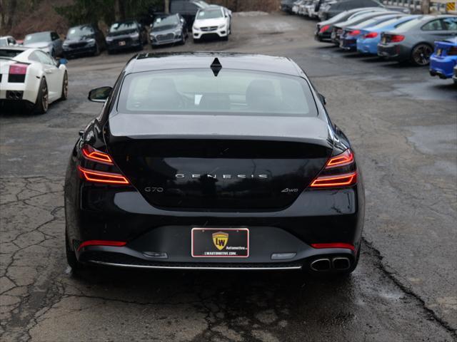 used 2022 Genesis G70 car, priced at $27,700