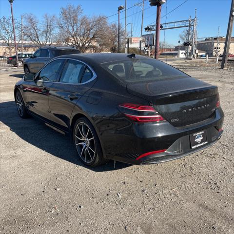 used 2022 Genesis G70 car, priced at $28,800