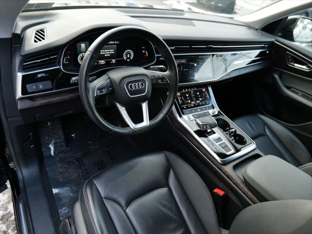 used 2021 Audi Q8 car, priced at $46,500