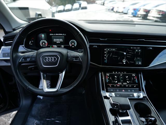 used 2021 Audi Q8 car, priced at $46,500