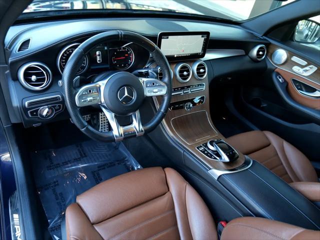 used 2020 Mercedes-Benz AMG C 43 car, priced at $41,500