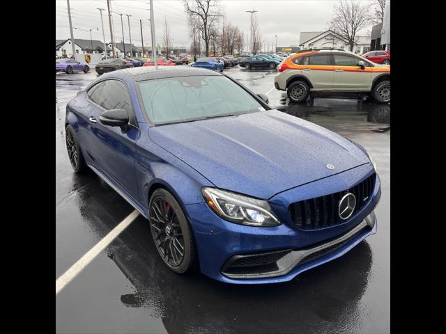 used 2018 Mercedes-Benz AMG C 63 car, priced at $39,990