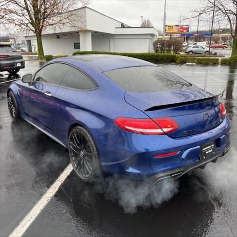 used 2018 Mercedes-Benz AMG C 63 car, priced at $39,990