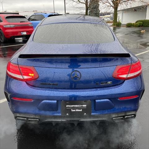 used 2018 Mercedes-Benz AMG C 63 car, priced at $39,990