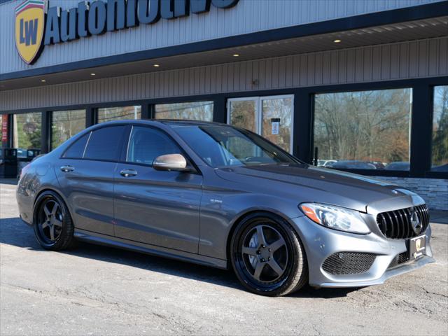 used 2017 Mercedes-Benz AMG C 43 car, priced at $28,900